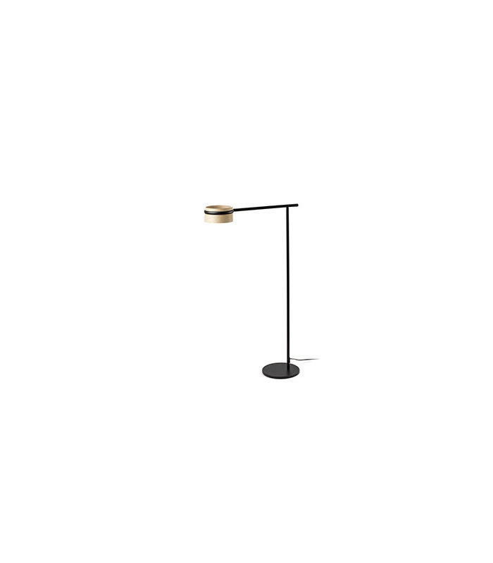 Loop Integrated LED Floor Lamp Arc Black-2
