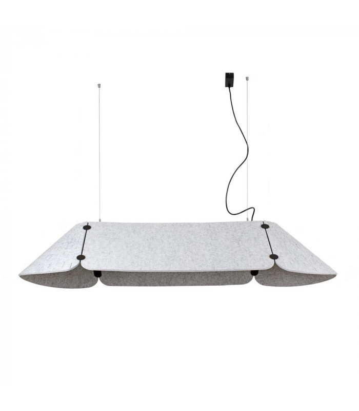 Fonovia Integrated LED Straight Bar Pendants Grey-1