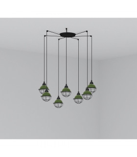 Claire Cluster Pendant Ceiling Light Green-1