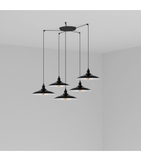 Lang Cluster Pendant Ceiling Light Black-1