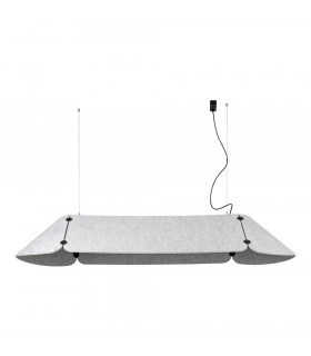 Fonovia Integrated LED Straight Bar Pendants Grey-1