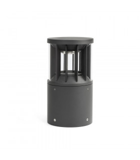 Screen Integrated LED Pedestal Light Outdoor Ground Light Grey-1