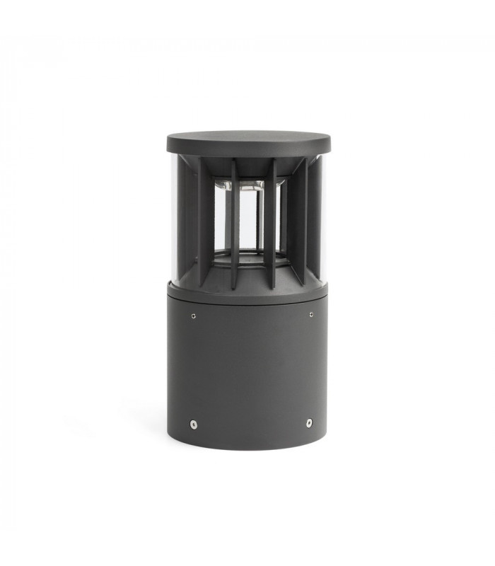 Screen Integrated LED Pedestal Light Outdoor Ground Light Grey-1