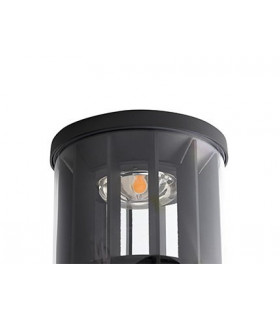 Screen Integrated LED Pedestal Light Outdoor Ground Light Grey-2