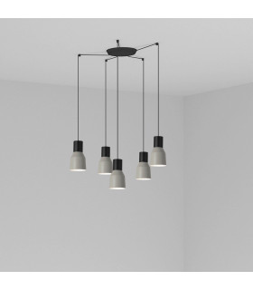 Kombo Cluster Pendant Ceiling Light Grey-1
