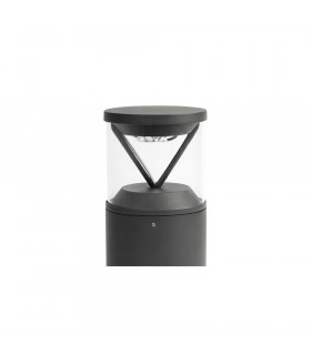 Rush Integrated LED Pedestal Light Outdoor Ground Light Grey-1