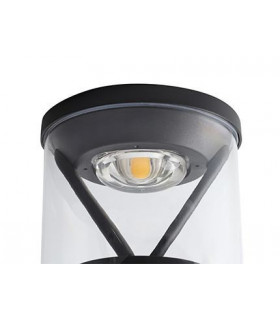Rush Integrated LED Pedestal Light Outdoor Ground Light Grey-2