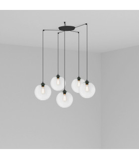 Clara Cluster Pendant Ceiling Light White-1