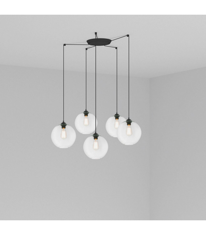 Clara Cluster Pendant Ceiling Light White-1