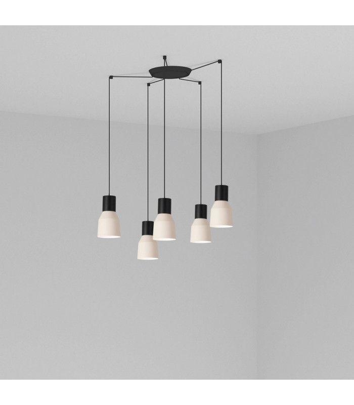 Kombo Cluster Pendant Ceiling Light Beige-1
