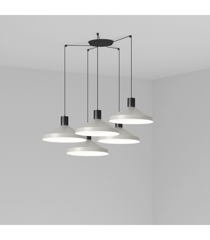 Kombo Cluster Pendant Ceiling Light Grey-1