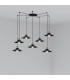 Marlin Cluster Pendant Ceiling Light Black-1