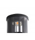 Screen Integrated LED Bollards Outdoor Ground Light Grey-2