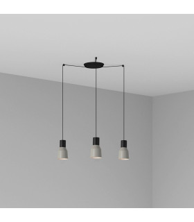 Kombo Cluster Pendant Ceiling Light Grey-1