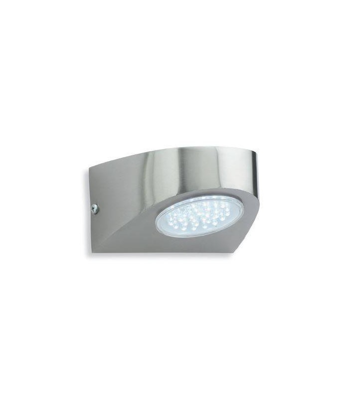 LED Outdoor Wall Light Stainless Steel, White IP44 - 1
