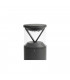 Rush Integrated LED Pedestal Light Outdoor Ground Light Grey-1