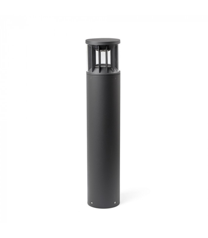 Screen Integrated LED Bollards Outdoor Ground Light Grey-1