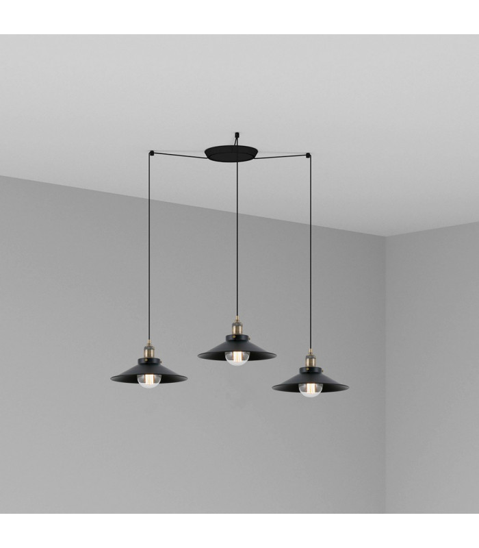 Marlin Cluster Pendant Ceiling Light Black-1
