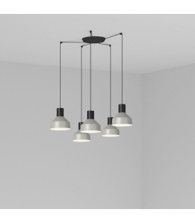 Kombo Cluster Pendant Ceiling Light Grey-1