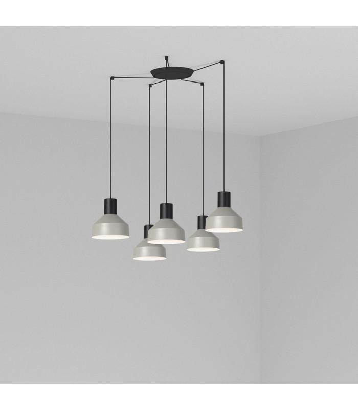 Kombo Cluster Pendant Ceiling Light Grey-1
