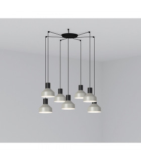 Kombo Cluster Pendant Ceiling Light Grey-1