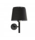 Savoy Wall Light with Shade Black-1