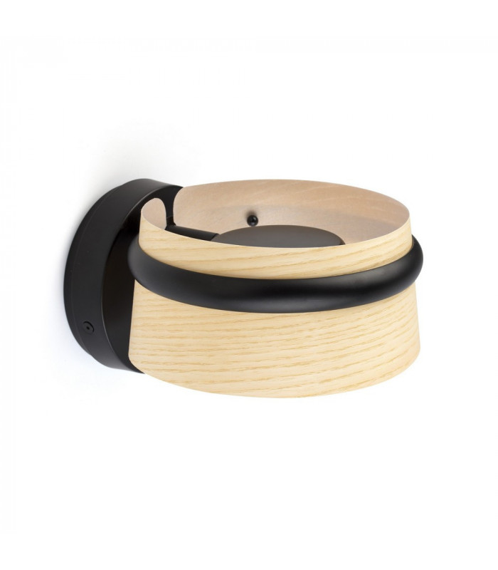 Loop Integrated LED Wall Light Black-1