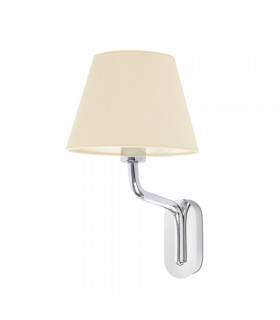 Eterna Wall Light with Shade Chrome-1