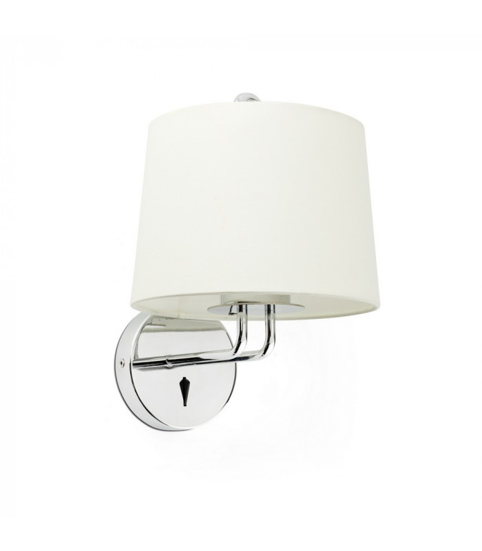 Montreal Wall Light with Shade Chrome-1