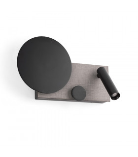 Klee Integrated LED Reading Light Wall Light Grey-1
