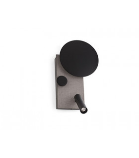 Klee Integrated LED Reading Light Wall Light Grey-2