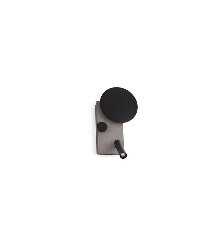 Klee Integrated LED Reading Light Wall Light Grey-2