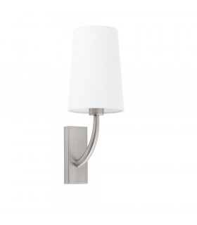 Rem Wall Light with Shade Nickel-1