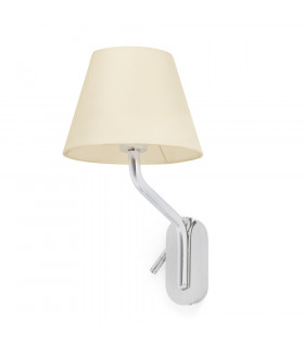 Eterna Reading Light Wall Light Chrome-1