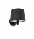 Conga Wall Light with Shade Black-1