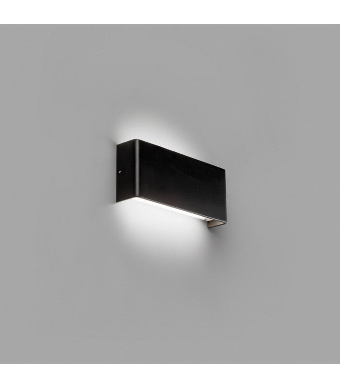 Nash Integrated LED Flush Wall Light Wall Light Black-1