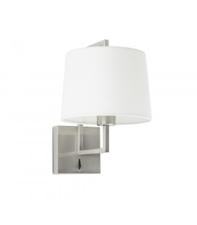 Frame Wall Light with Shade Nickel-1