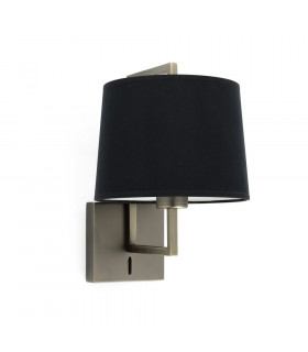 Frame Wall Light with Shade Gold-1
