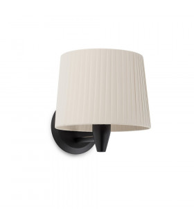 Samba Wall Light with Shade White-1