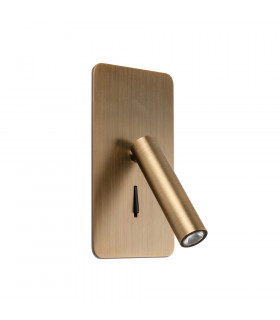Suau Integrated LED Reading Light Wall Light Bronze-1