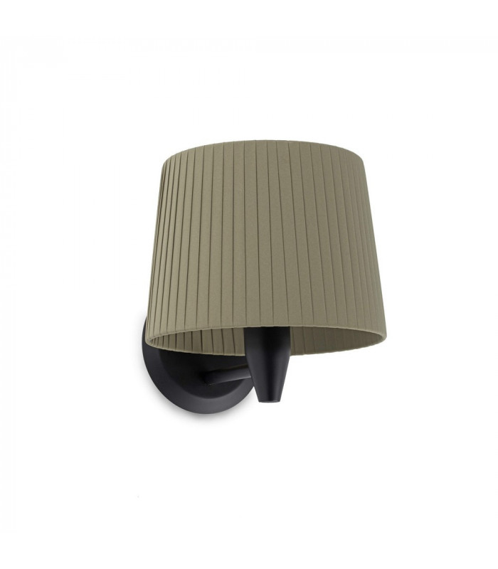 Samba Wall Light with Shade Black-1