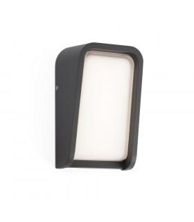 Mask Integrated LED Flush Wall Light Outdoor Wall Light Grey-1
