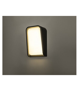 Mask Integrated LED Flush Wall Light Outdoor Wall Light Grey-2