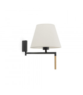 Ron Wall Light with Shade Grey-1