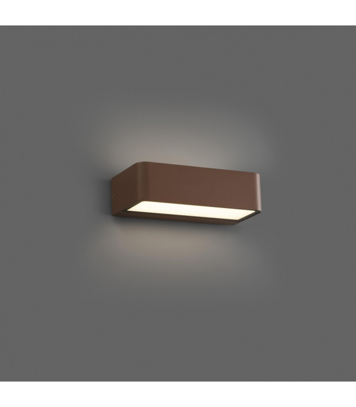 Takua Integrated LED Up Down Lighter Outdoor Wall Light Brown-1
