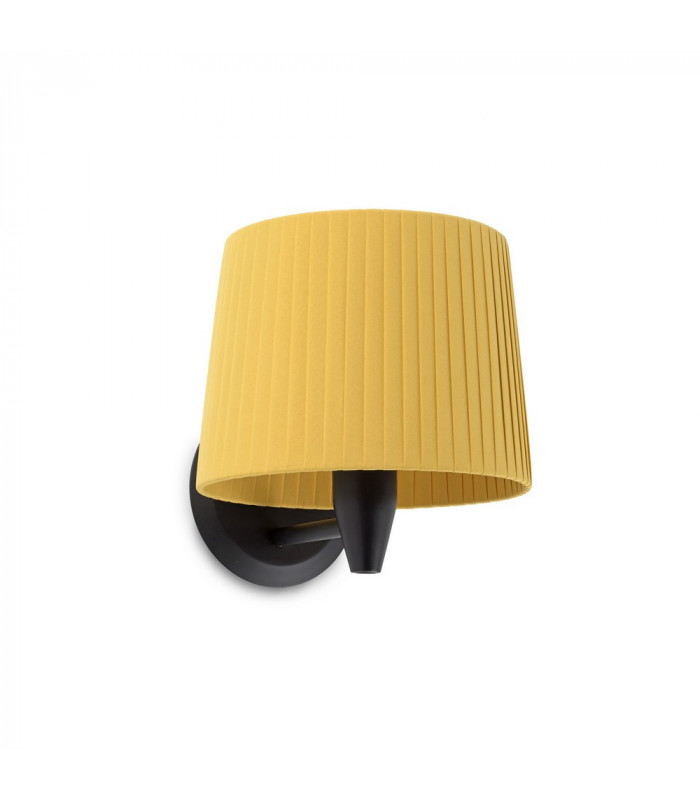 Samba Wall Light with Shade Yellow-1