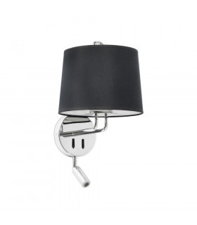 Montreal Reading Light Wall Light Chrome-1
