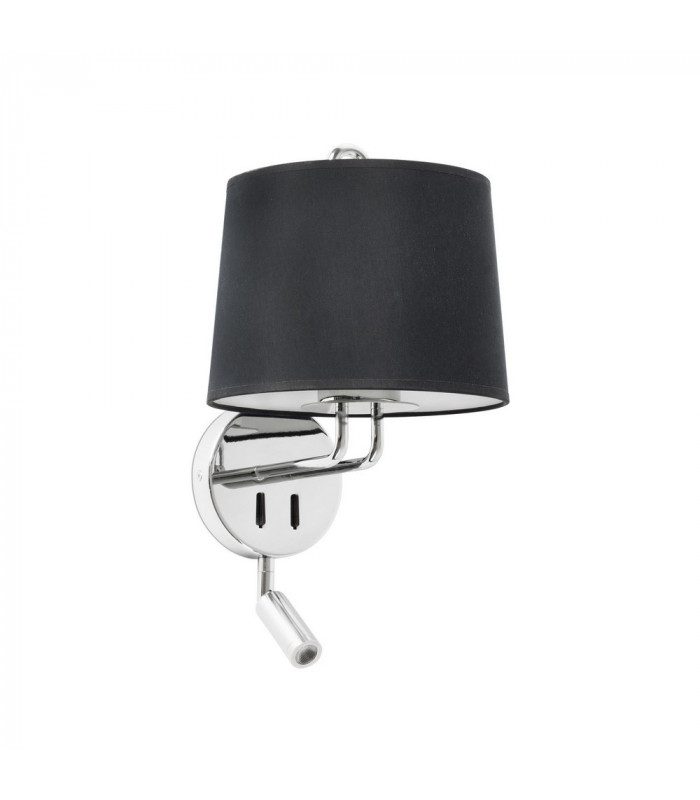 Montreal Reading Light Wall Light Chrome-1