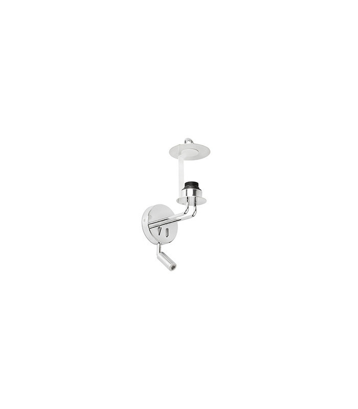Montreal Reading Light Wall Light Chrome-2