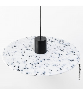 Confetti 400 Dome Pendant Lamp Recycled Marmoreal Ø45cm-2